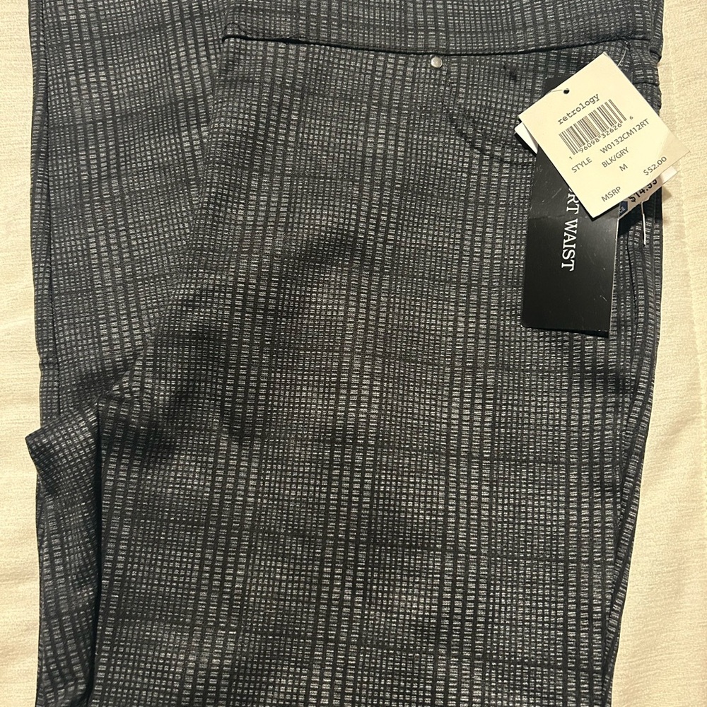 Stretch Waist Women's Gray Trousers